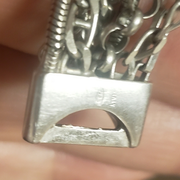 Multi-strand .925 silver bracelet - Picture 7 of 7